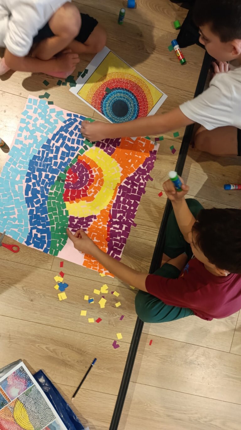 art rainbow collage — SafariKid